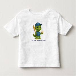 Camiseta Infantil Cute Baseball Dino Shirt for Kids
