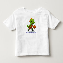 Camiseta Infantil Cute Basketball Dino Shirt for toddlers