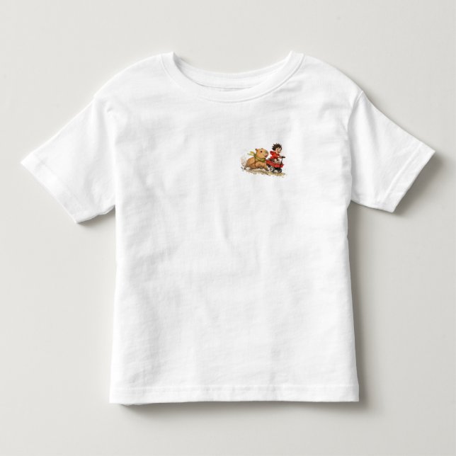 Camiseta Infantil Cute Capybara Adventure Kids Shirt (Frente)
