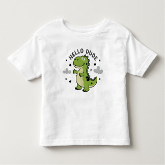 Camiseta Infantil Cute Dinosaur for أطفال Kids | Hello Dude