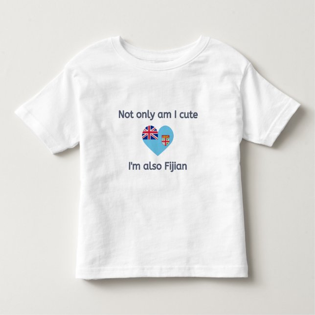Camiseta Infantil Cute e Fijian (Frente)