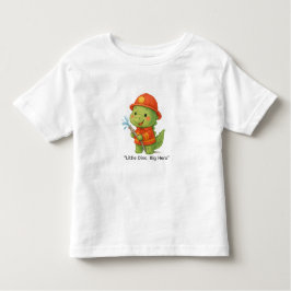 Camiseta Infantil Cute Firefighter Dinosaur – Dino Jobs