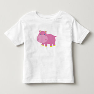 Camiseta Infantil Cute Hippo