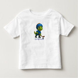 Camiseta Infantil Cute Hockey Dino Shirt for Kids