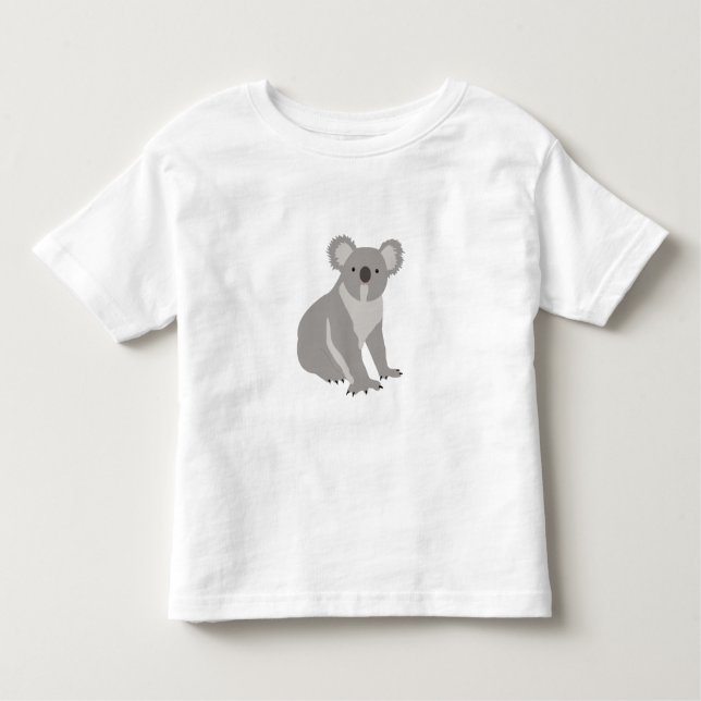 Camiseta Infantil Cute Koala, australiano (Frente)