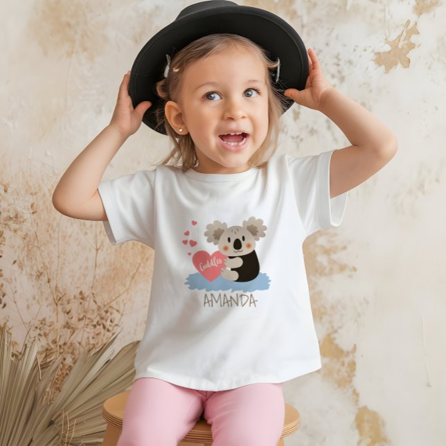 Camiseta Infantil Cute Koala Cuddles ID386 (Criador carregado)