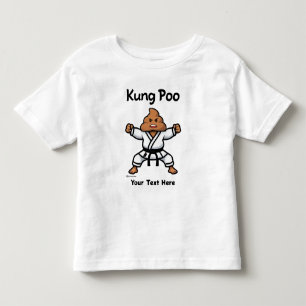 Camiseta Infantil Cute Kung Poo Karate