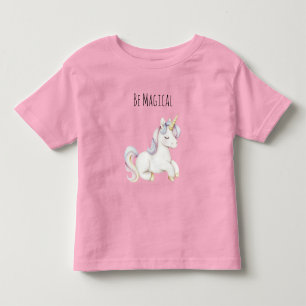 Camiseta Infantil Cute Magical Unicorn