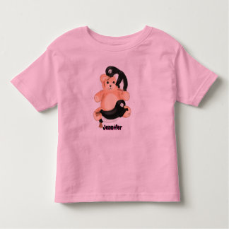 Camiseta Infantil Cute penguin and bear t-shirt design for toddlers