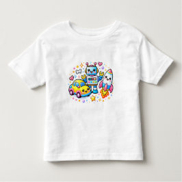 Camiseta Infantil Cute Toys Y2K Toddler T-Shirt