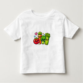 Camiseta Infantil Cute Vegetables Y2K Toddler T-Shirt