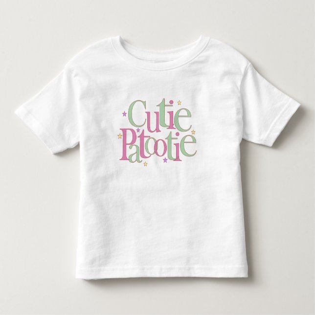 Camiseta Infantil Cutie Patootie (Frente)