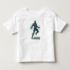Camiseta Infantil Cyberpunk Hero - Dynamic Comic Art