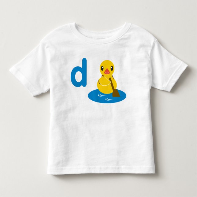 Camiseta Infantil D é para o pato (Frente)