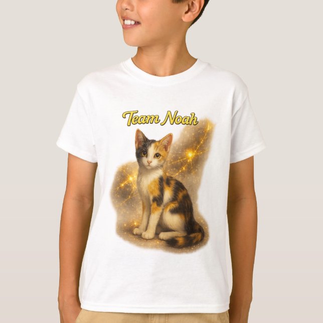 camiseta infantil da comunidade Team Noah (Frente)