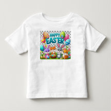 Camiseta infantil da Páscoa