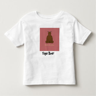 Camiseta Infantil Da "T da criança do urso ioga"
