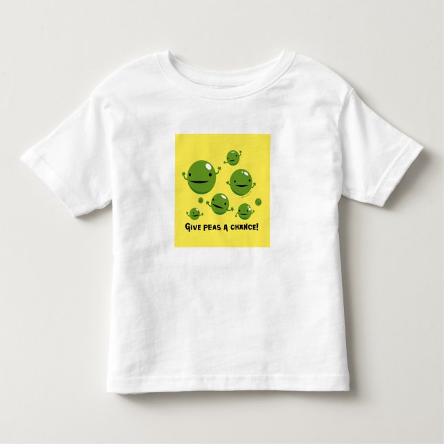 Camiseta Infantil Dá uma chance ao Peas!! (Frente)