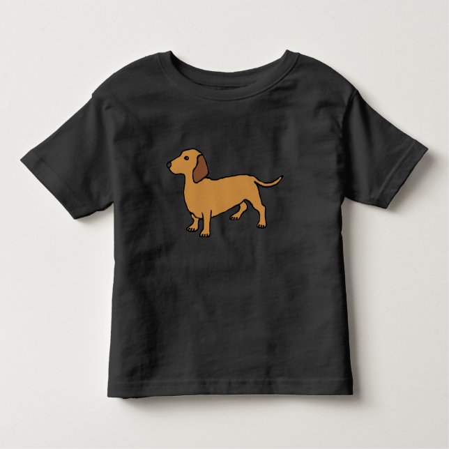 Camiseta Infantil Dachshund (Frente)