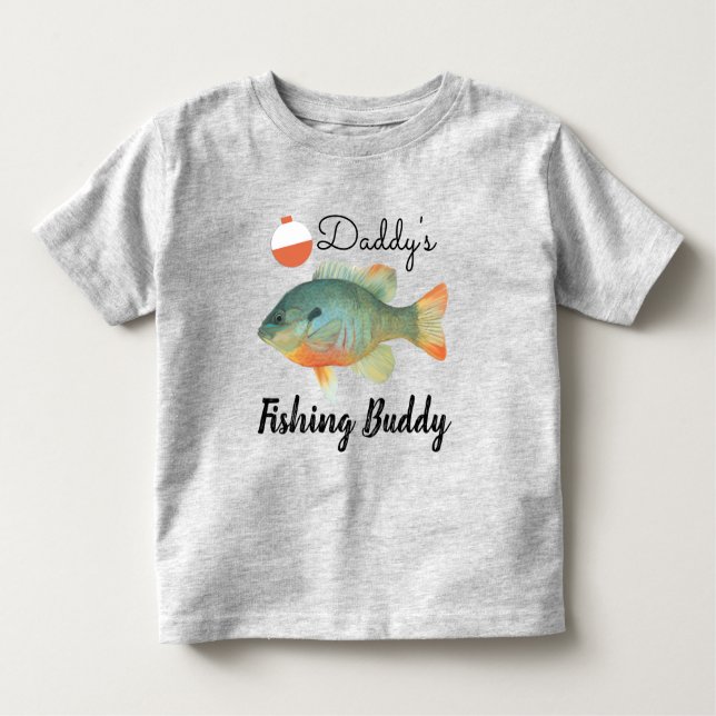 Camiseta Infantil Daddys Fisheries Buddy (Frente)