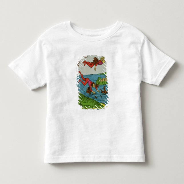 Camiseta Infantil Daedalus e Ícaro, século XV (Frente)