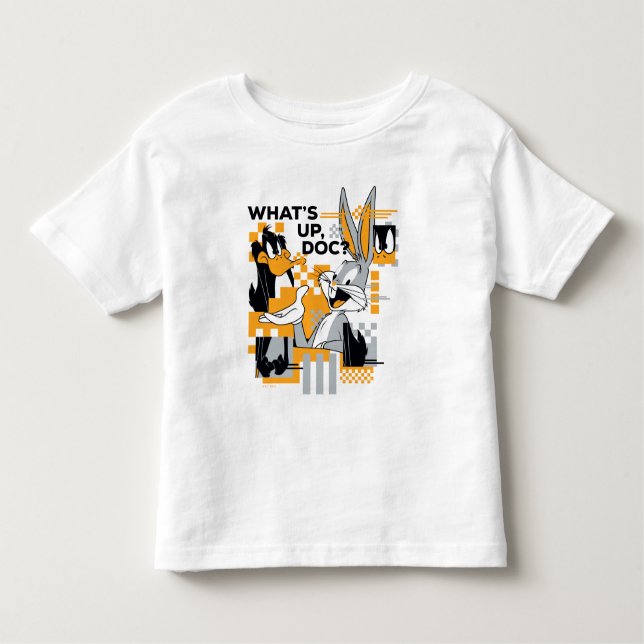 Camiseta Infantil DAFFY DUCK™ & INSETOS BUNNY™ Glitch (Frente)