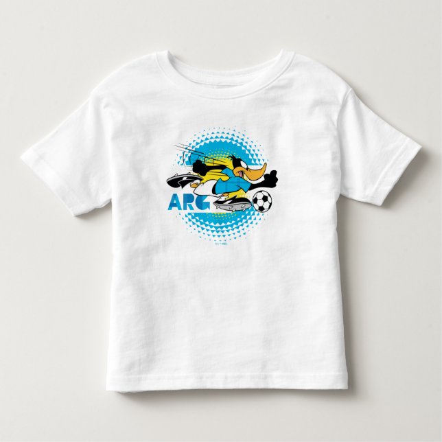 Camiseta Infantil DAFFY DUCK™ Team Argentina Soccer Graphic (Frente)