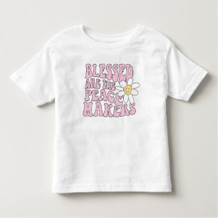 Camiseta Infantil Daisy and Peace Makers Slogan