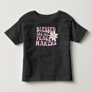 Camiseta Infantil Daisy and Peace Makers Slogan