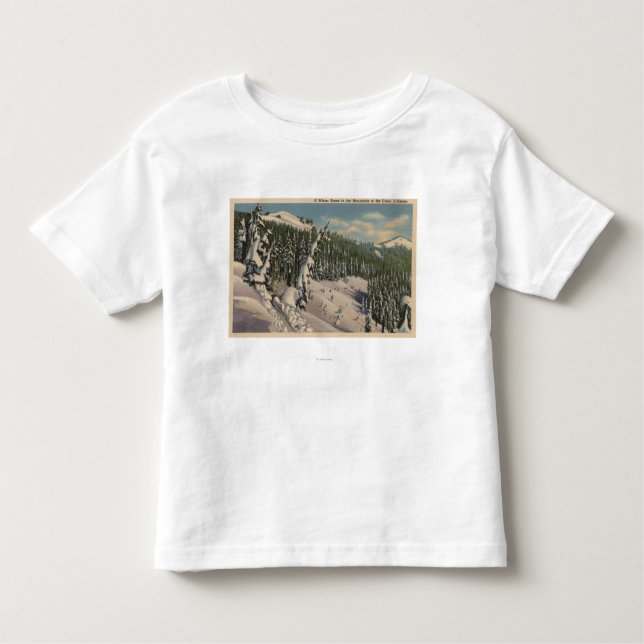 Camiseta Infantil d'Alene de Coeur, identificação - d'Alene de Coeur (Frente)