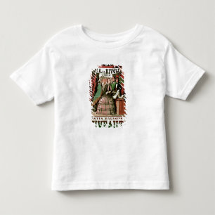 Camiseta Infantil Damas do DES de Paradis do Au da propaganda de