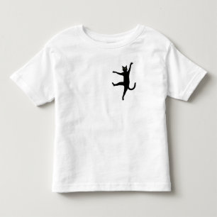 Camiseta Infantil dança de gato preto