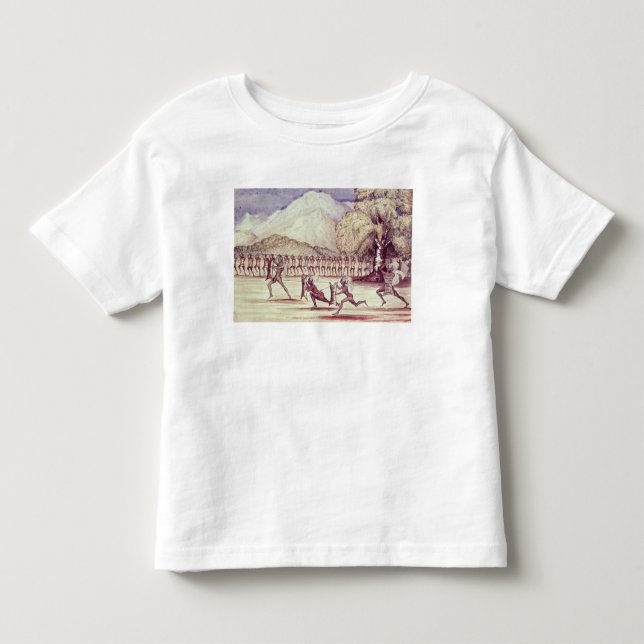 Camiseta Infantil Dança de guerra (Frente)