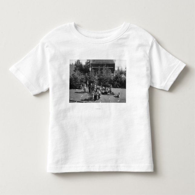 Camiseta Infantil Dança de guerra indiana de Astoria, Oregon no (Frente)