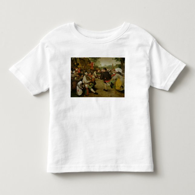 Camiseta Infantil Dança do camponês, 1568 (Frente)