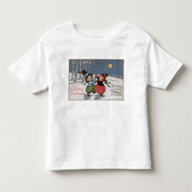 Camiseta Infantil Dança do casal no luar (Frente)