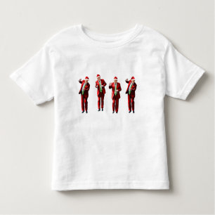 Camiseta Infantil Dançando Donald Trump Christmas MAGA