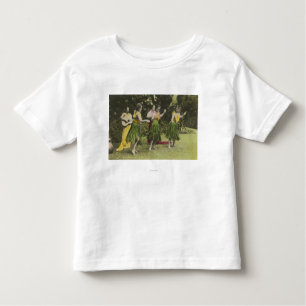 Camiseta Infantil Dançarinos de HawaiiHula em ColorHawaii