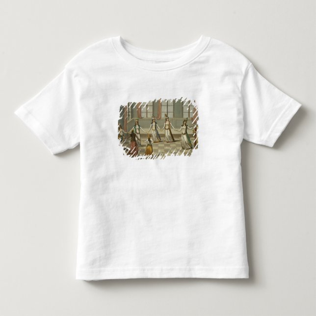 Camiseta Infantil Dance de que é elegante com as mulheres gregas (Frente)