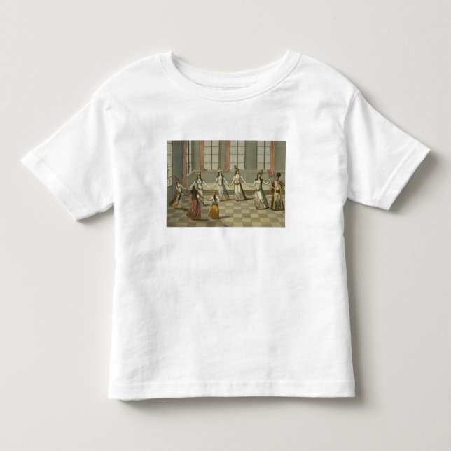 Camiseta Infantil Dance de que é elegante com as mulheres gregas (Frente)