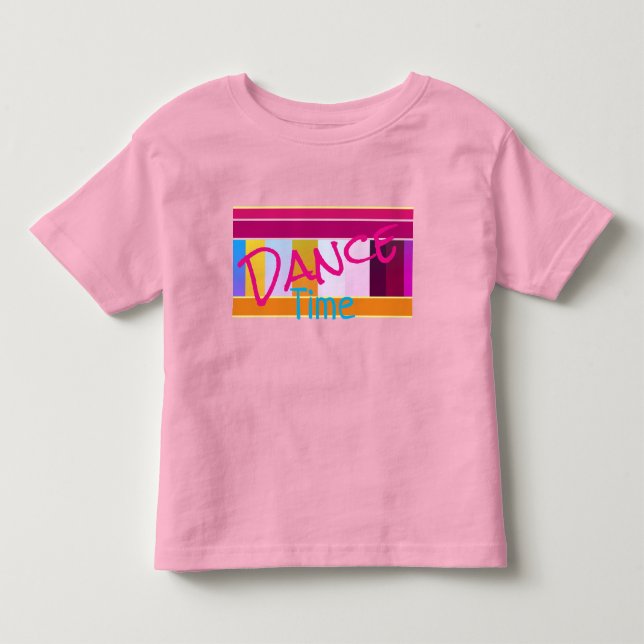 Camiseta Infantil Dance Themed Design (Frente)