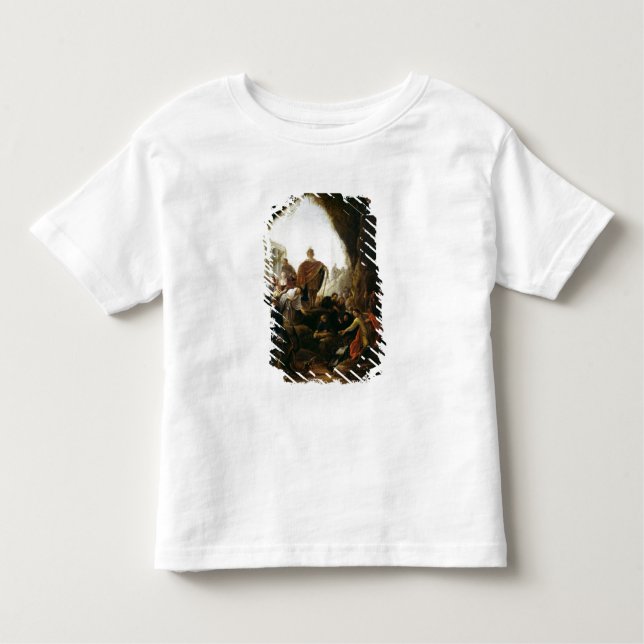 Camiseta Infantil Daniel que mata o dragão do Baal (Frente)