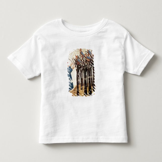 Camiseta Infantil Dante e as almas transformadas em pássaros (Frente)