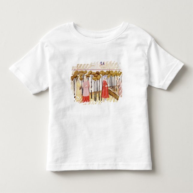 Camiseta Infantil Dante e Virgil na cimeira do purgatório (Frente)