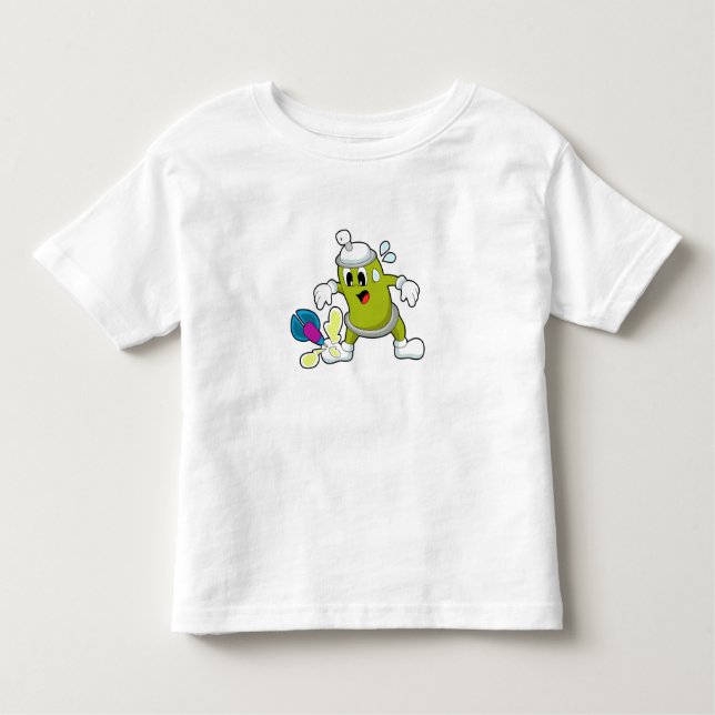 Camiseta Infantil Dart Dardos Dart, spray de gelo (Frente)