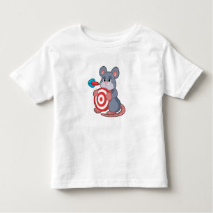 Camiseta Infantil Dartboard Dart Mouse Darts