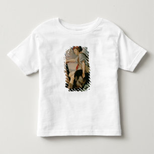 Camiseta Infantil David com a cabeça de Goliath