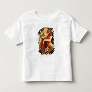 Camiseta Infantil David que contempla a cabeça de Goliath