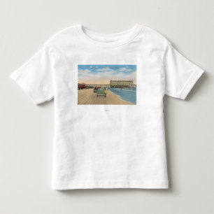 Camiseta Infantil Daytona Beach, FL - opinião da praia do casino do