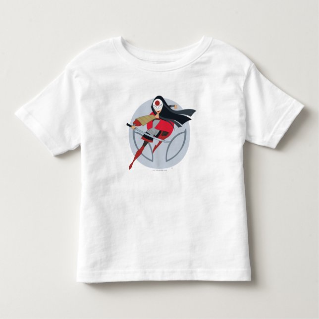Camiseta Infantil DC Super Hero Girls Katana (Frente)
